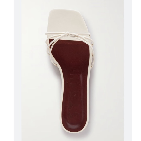 STAUD Pippa knotted leather slides SIZE 36 US 6 New - Picture 6 of 16